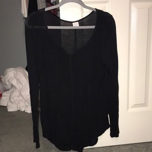 Tresics Black long sleeve tee